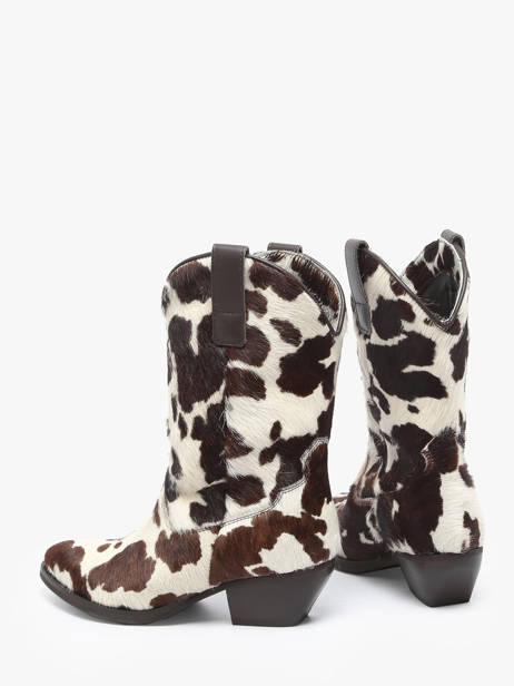 Santiago Laarzen Uit Leder The icona Beige women CISBOMA1 ander zicht 2